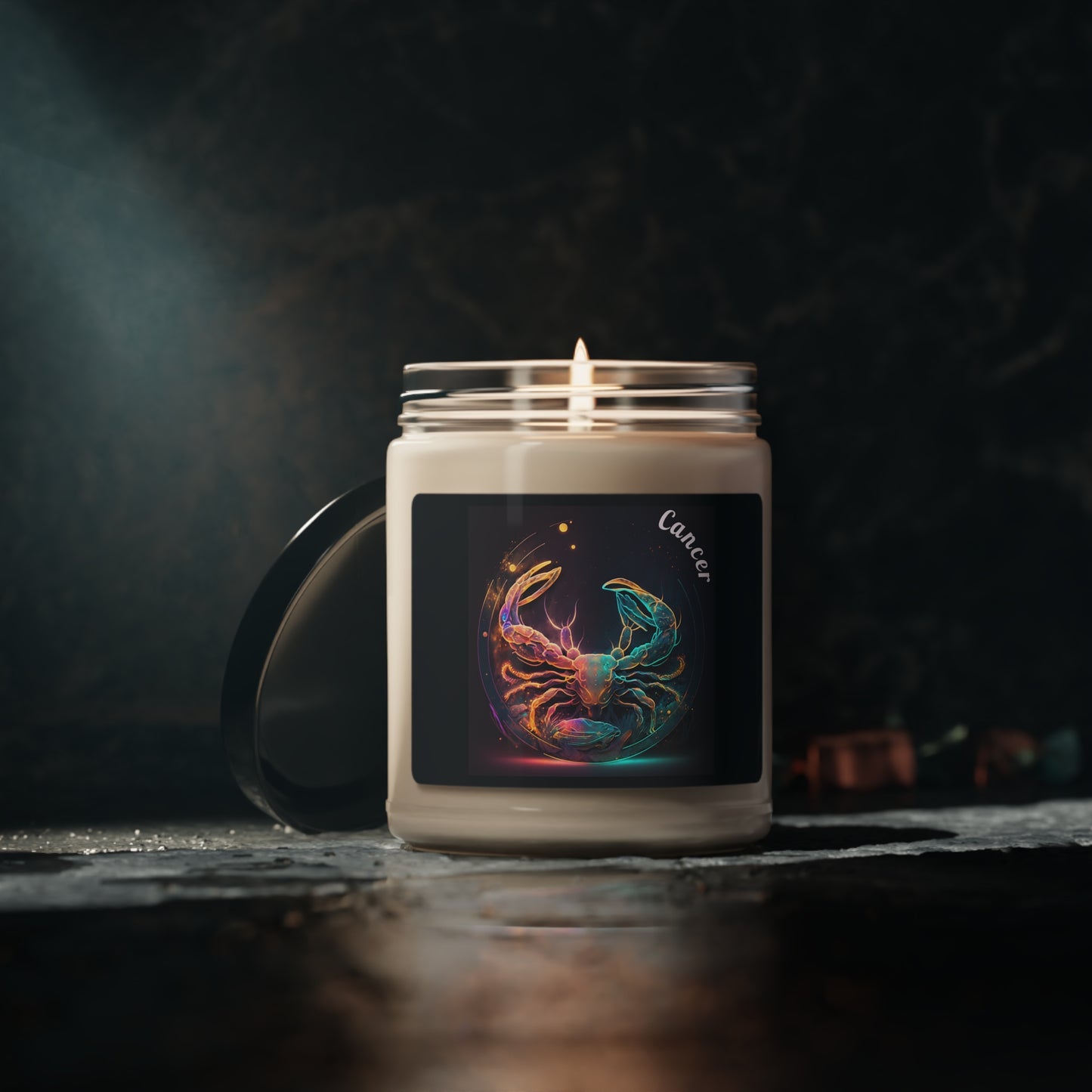 Astrology Cancer Custom Scented Soy Candle, 9oz 2