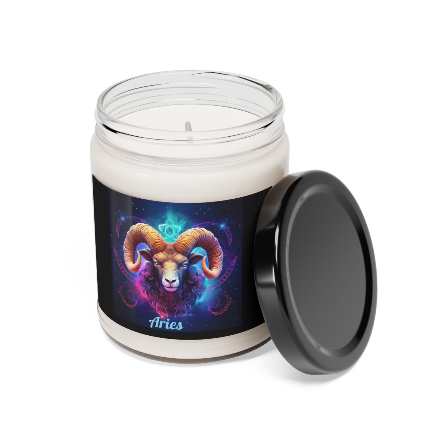 Astrology Aries Custom Scented Soy Candle, 9oz 1