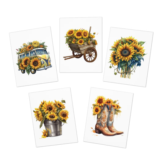 Multi-Design Greeting Cards (5-Pack)