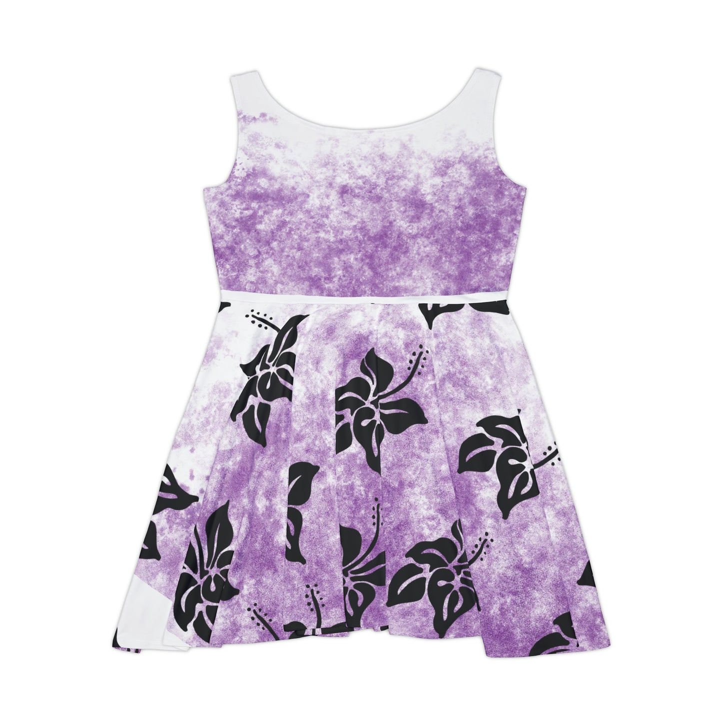 Women's Custom Polynesian Flower Skater Dress