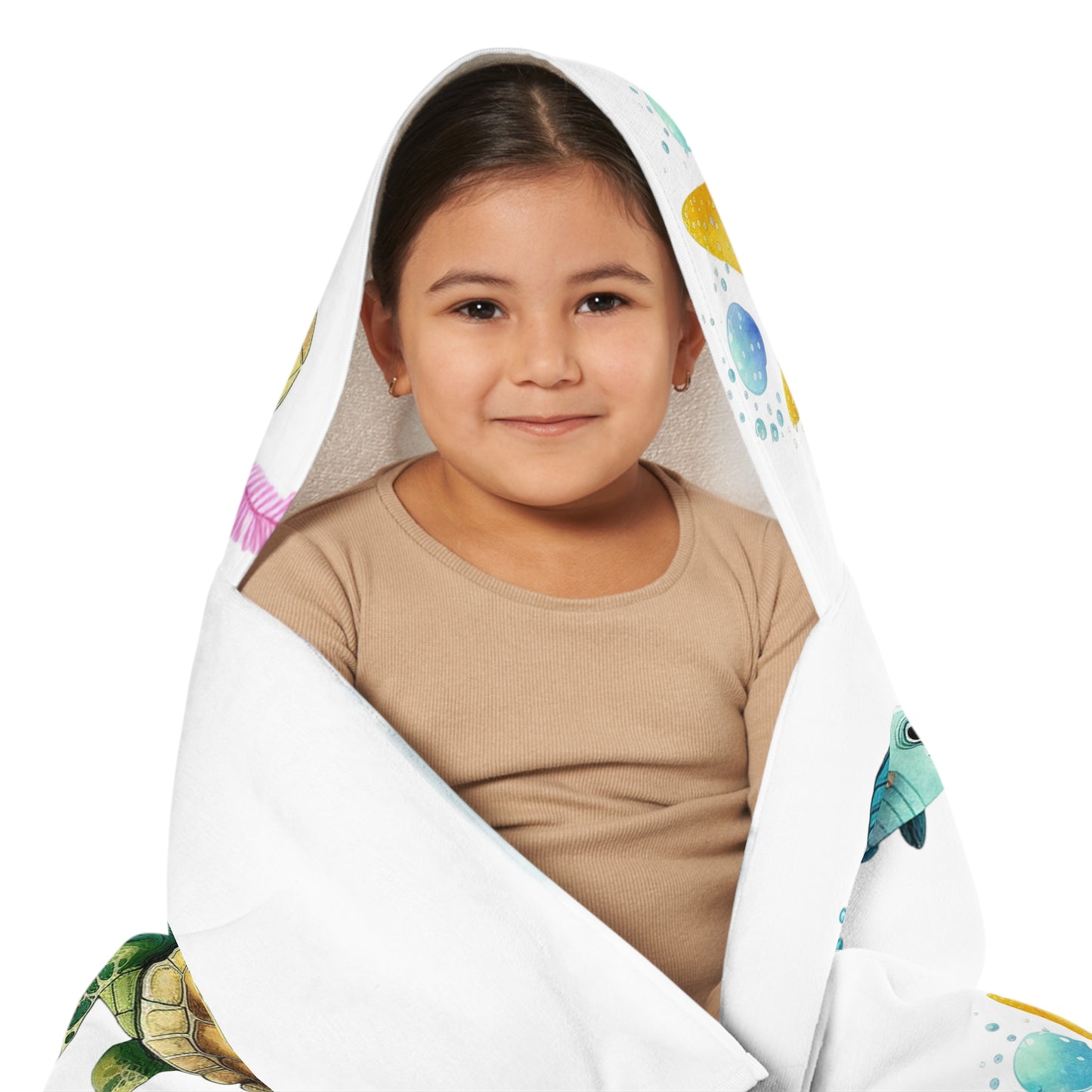 Custom Kids Under The Sea Youth Hooded Towel