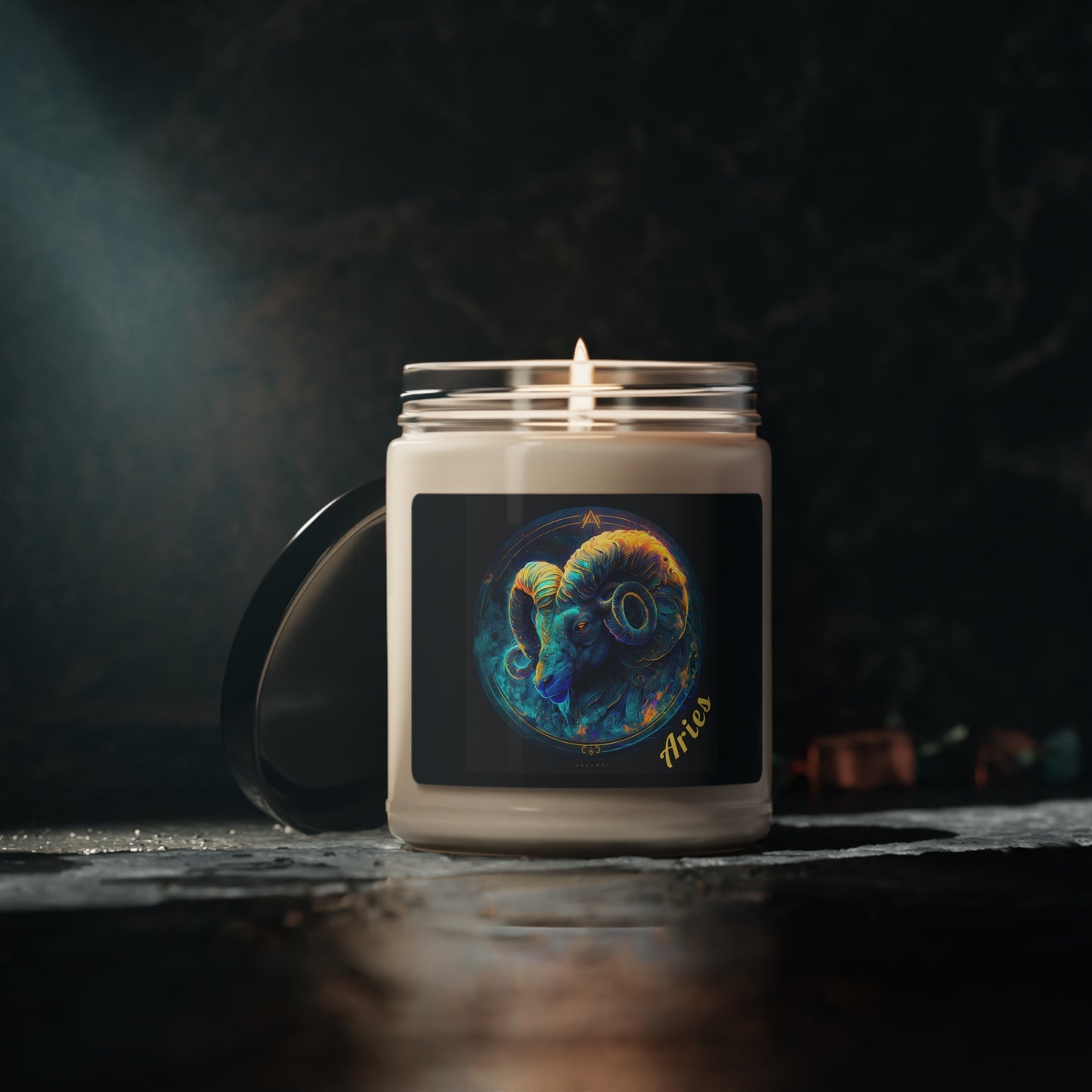 Astrology Aries Custom Scented Soy Candle, 9oz 2