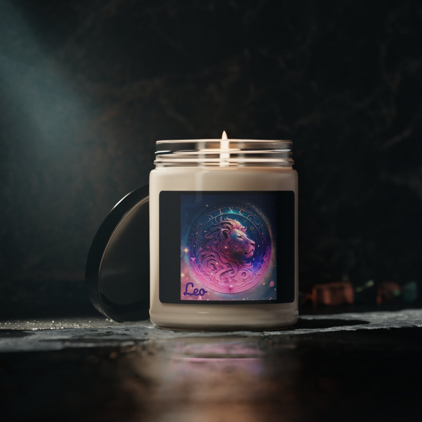 Astrology Leo Custom Scented Soy Candle, 9oz 1