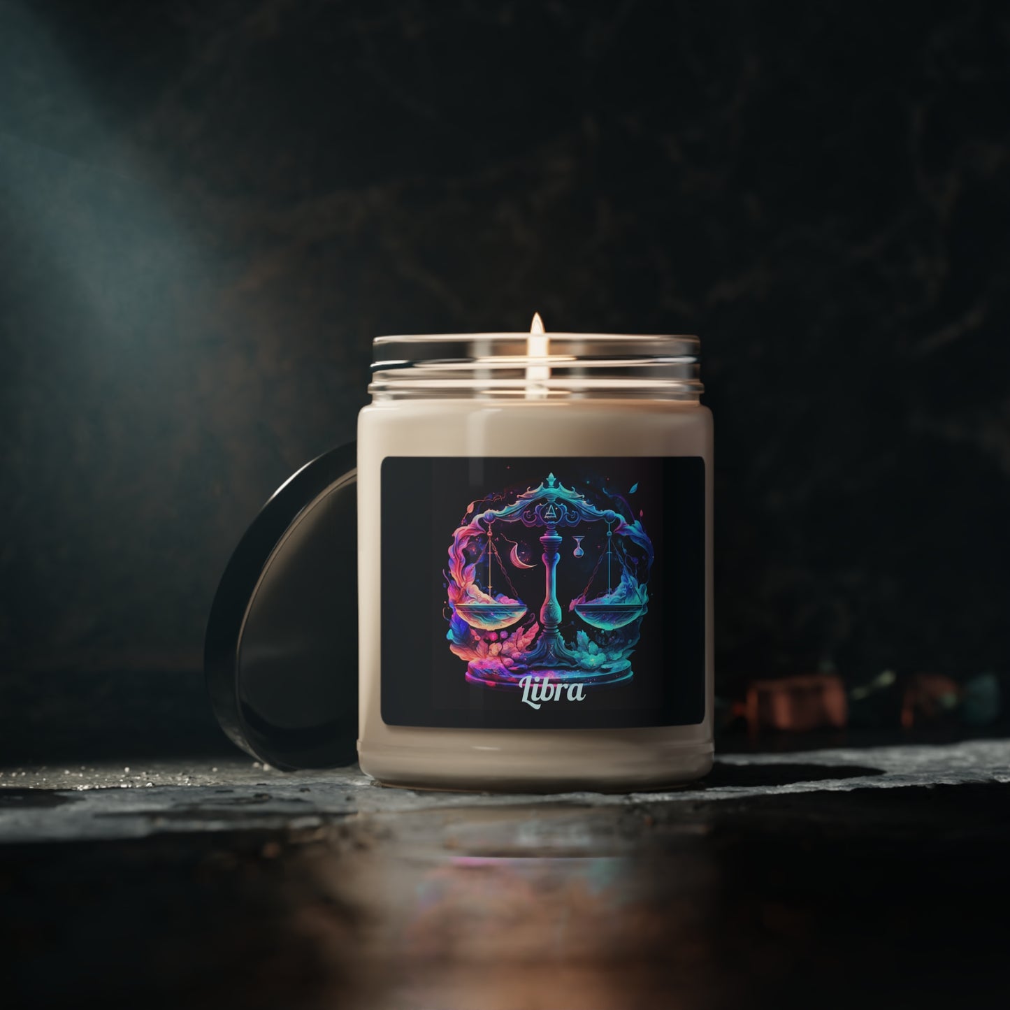 Astrology Libra Custom Scented Soy Candle, 9oz 1