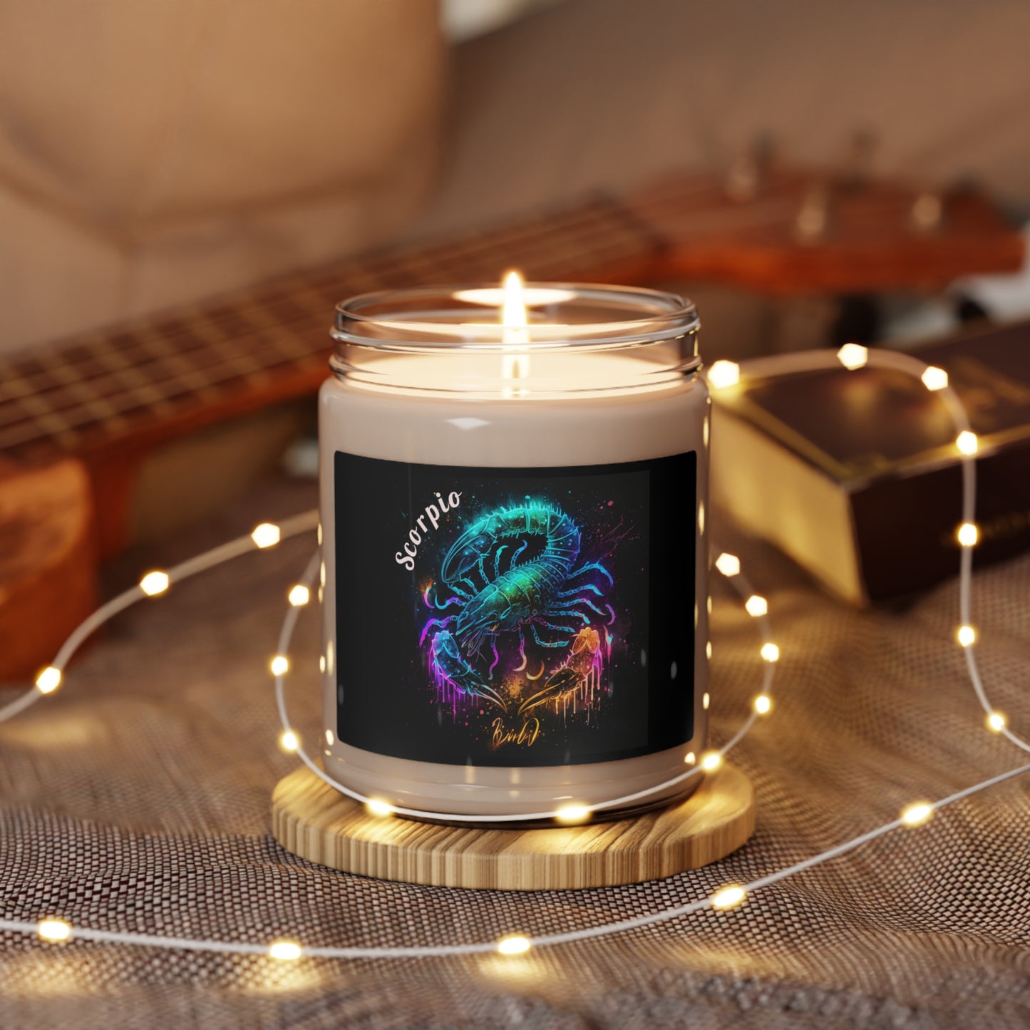 Astrology Scorpio Custom Scented Soy Candle, 9oz 1