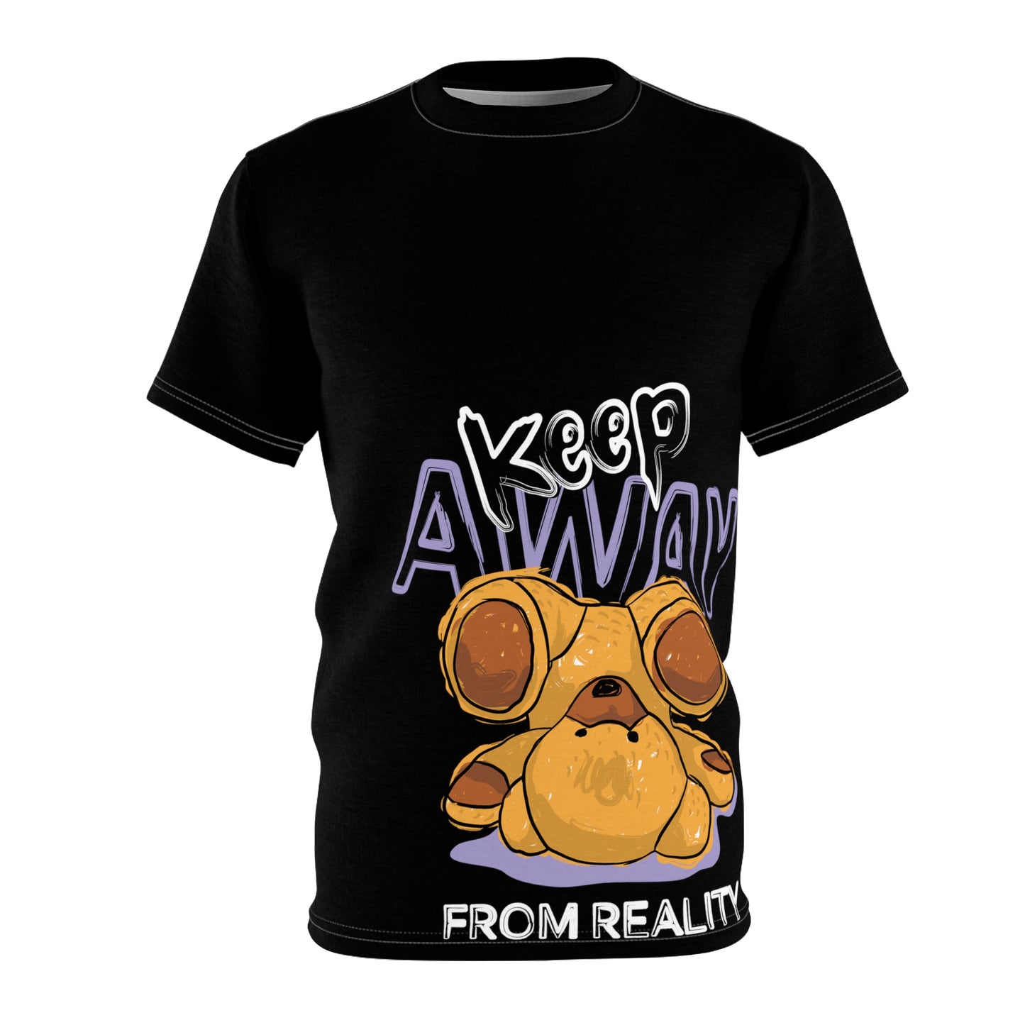 Bearurban Keep Away Unisex Cut & Sew Tee Streetwear 3 black