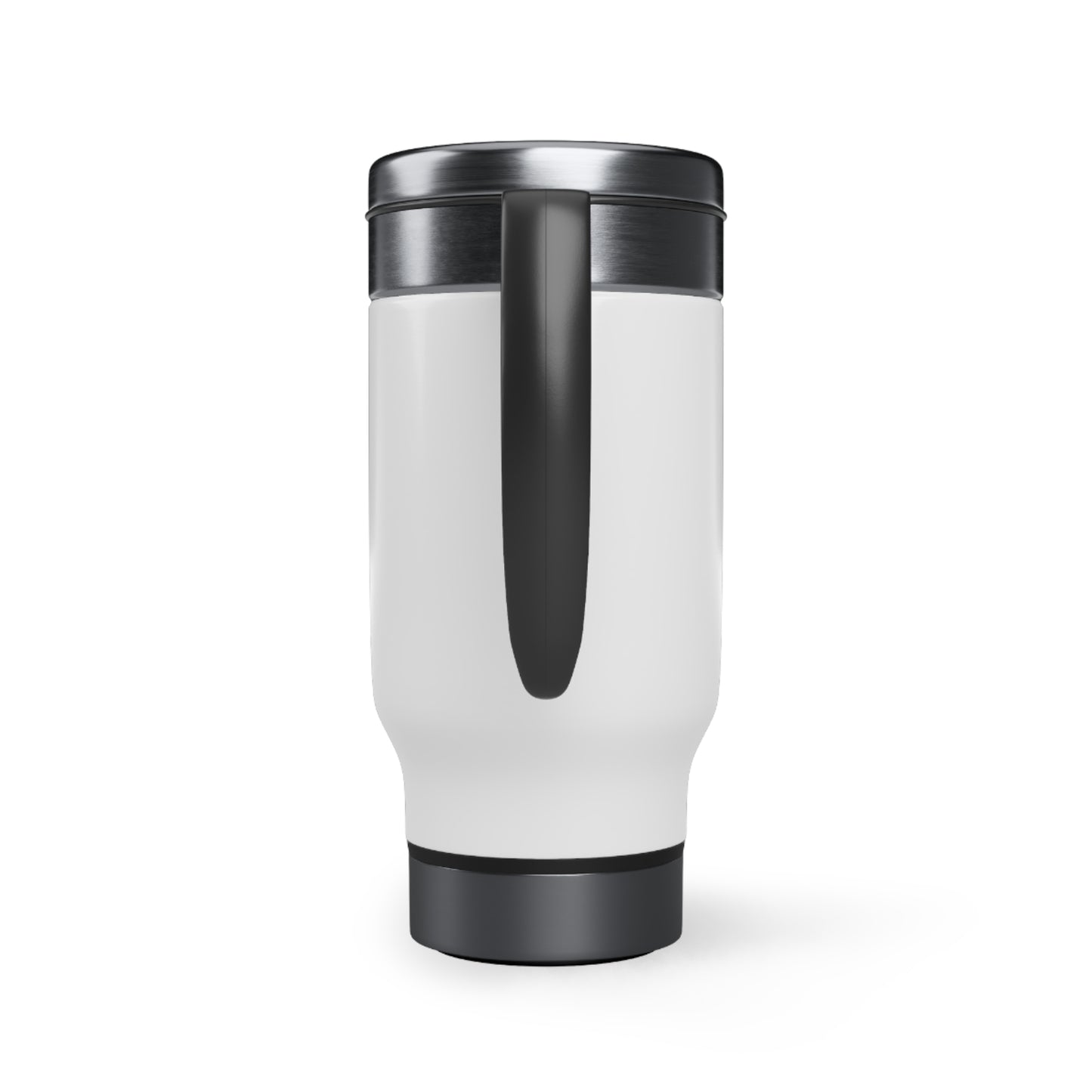 I Dig It And They Will Bloom Custom Stainless Steel Travel Mug with Handle, 14oz