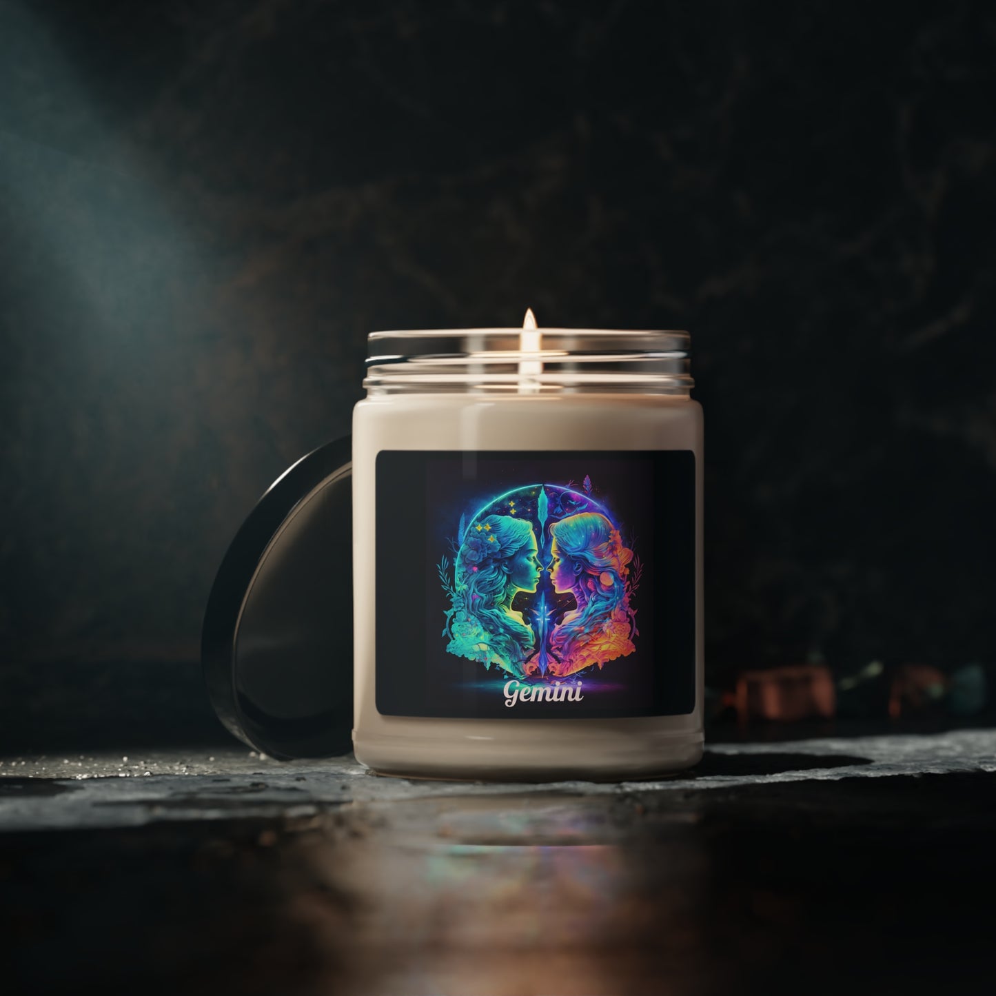 Astrology Gemini Custom Scented Soy Candle, 9oz 2