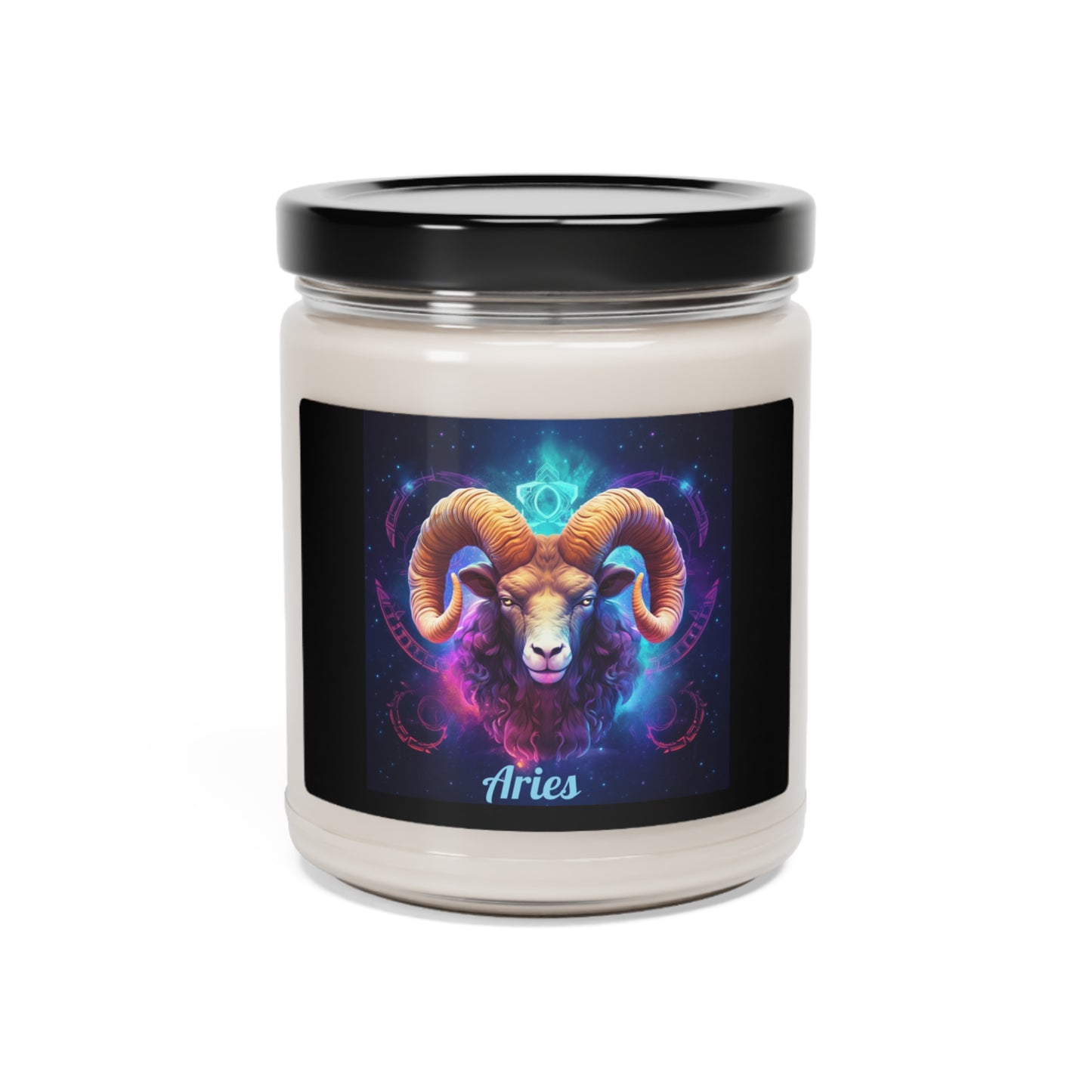 Astrology Aries Custom Scented Soy Candle, 9oz 1