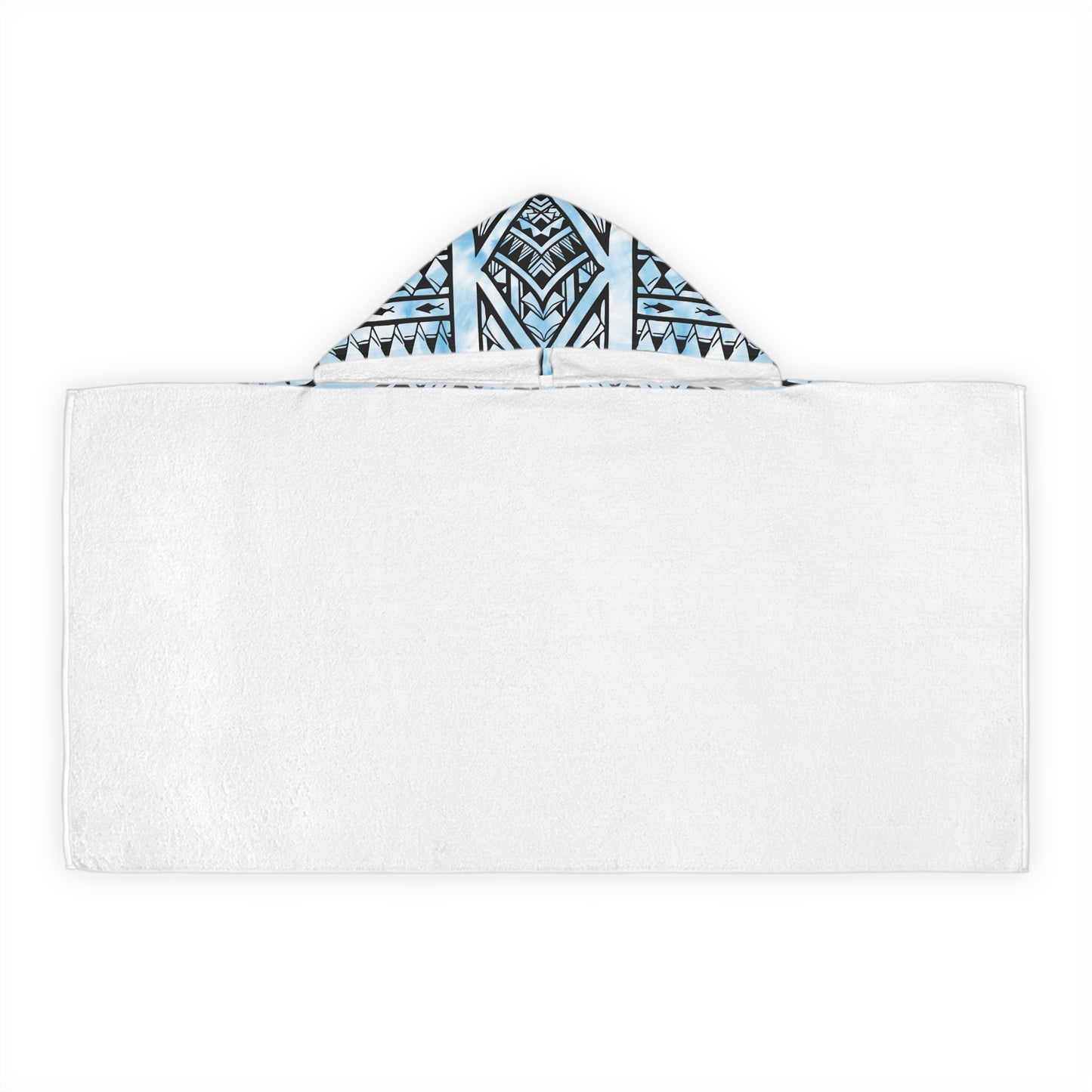 Boy's Polynesion Tribal Youth Hooded Towel 1