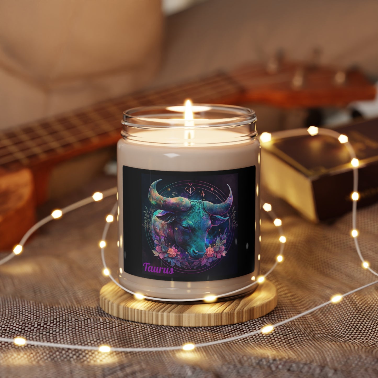 Astrology Taurus Custom Scented Soy Candle, 9oz 2