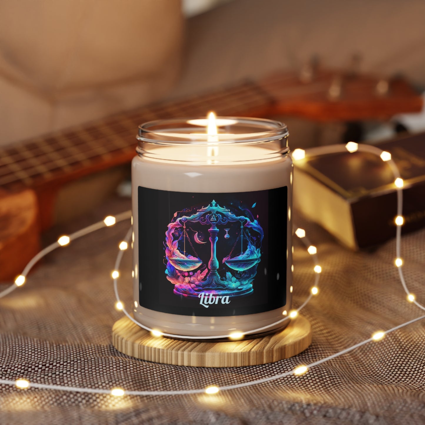 Astrology Libra Custom Scented Soy Candle, 9oz 1