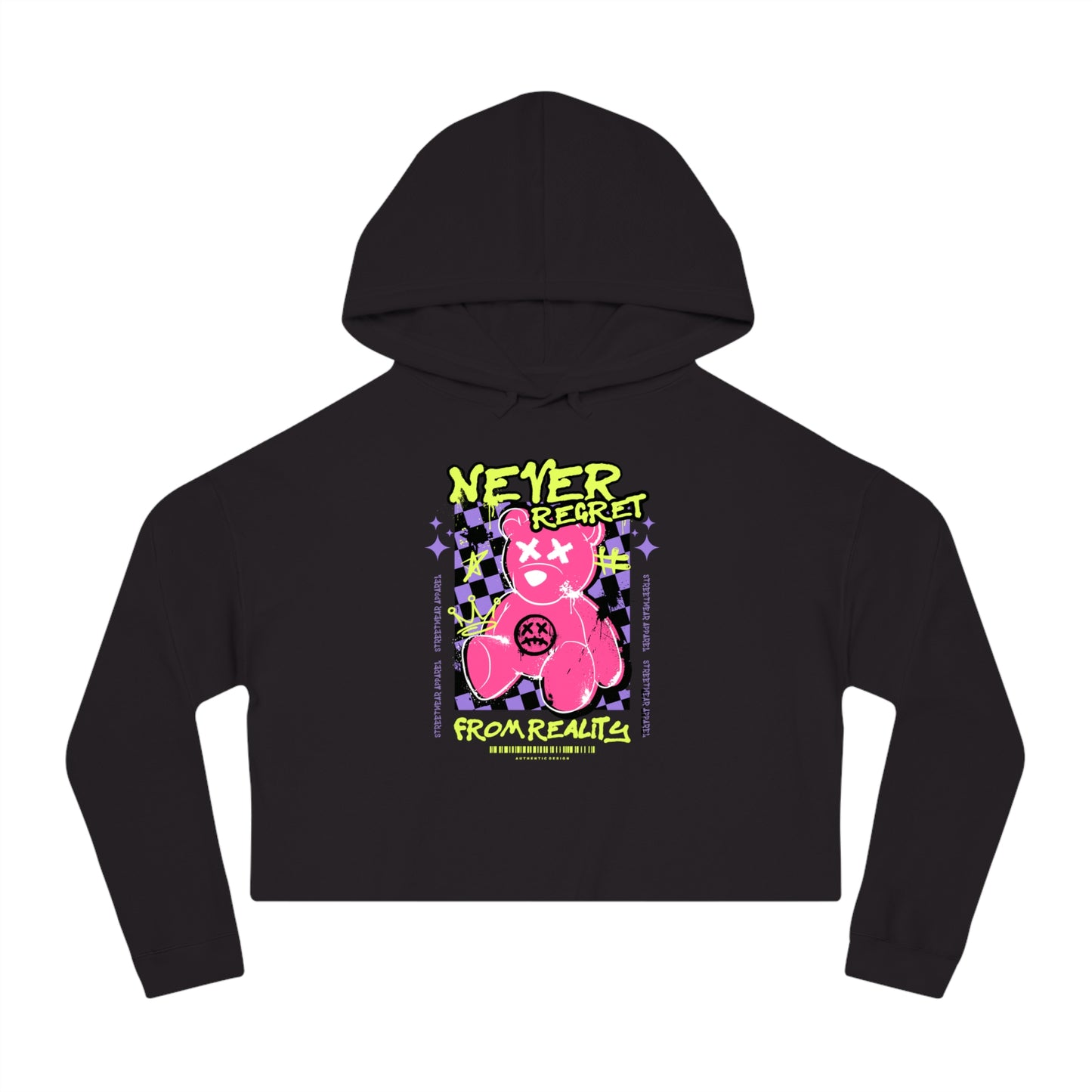 Womens Cropped Hooded Sweatshirt