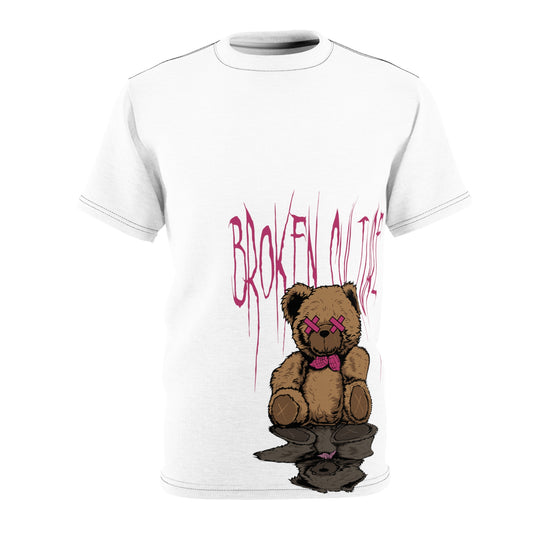 Bearurban Broken Culture Unisex Cut & Sew Tee Streetwear 4 white