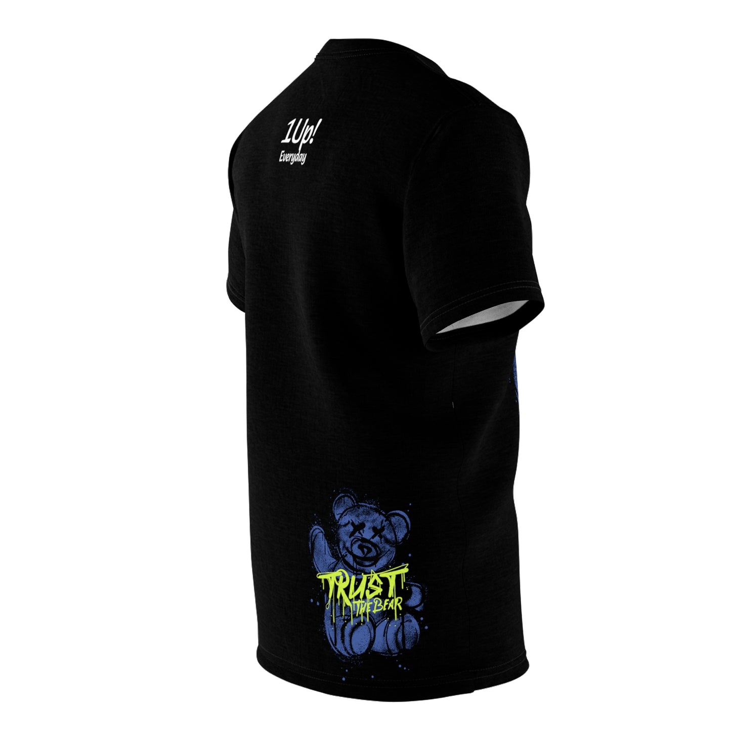 Custom Bearurban Trust the Bear Unisex Cut & Sew Tee  Tedddy Bear Streetwear 1 black