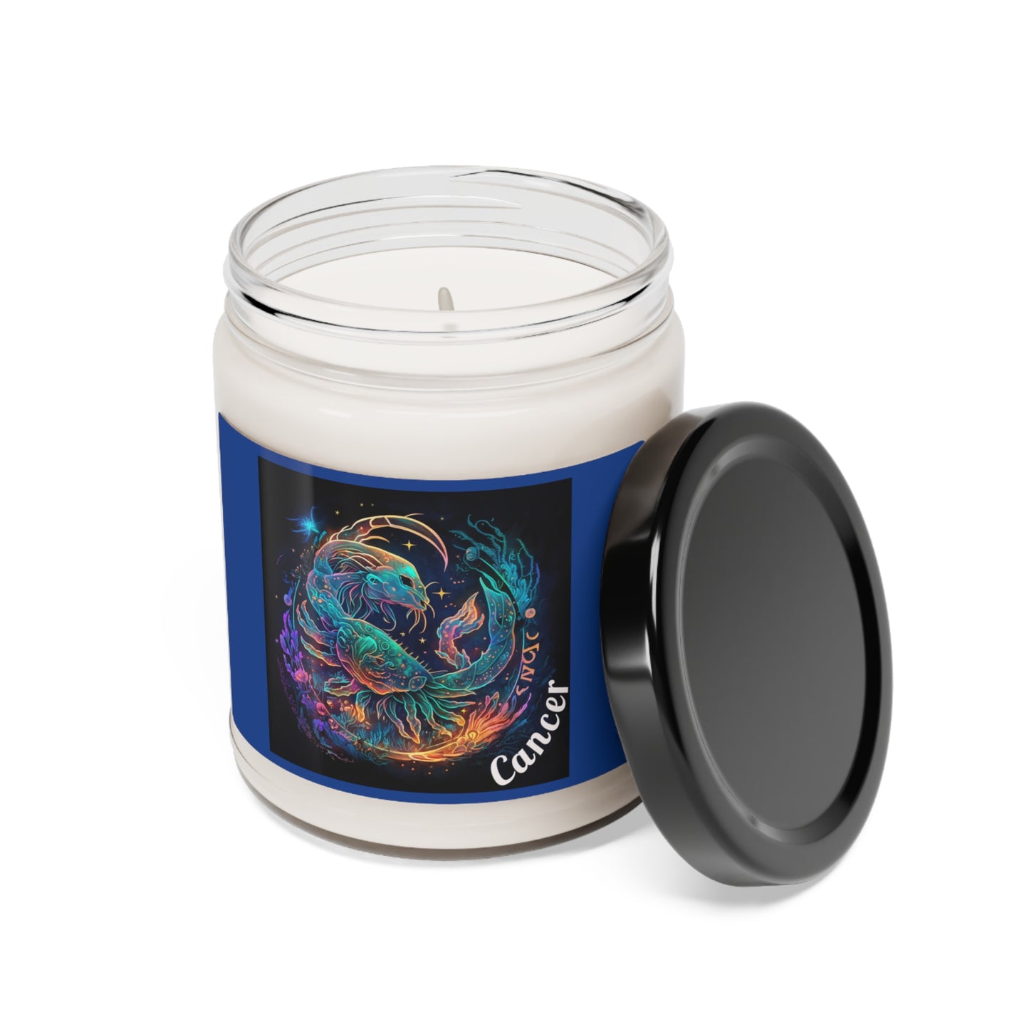 Astrology Cancer Custom Scented Soy Candle, 9oz 1