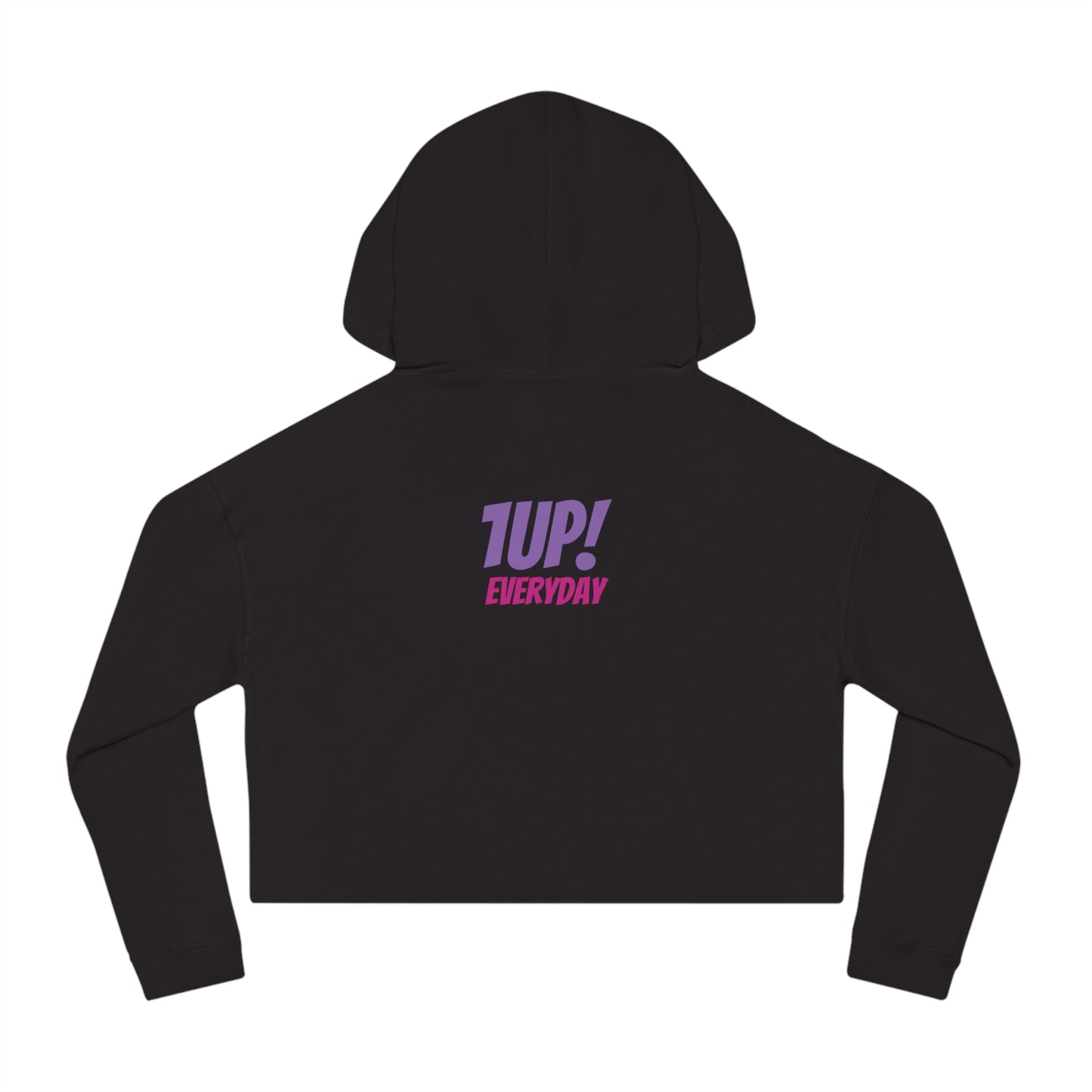 Womens Cropped Hooded Sweatshirt