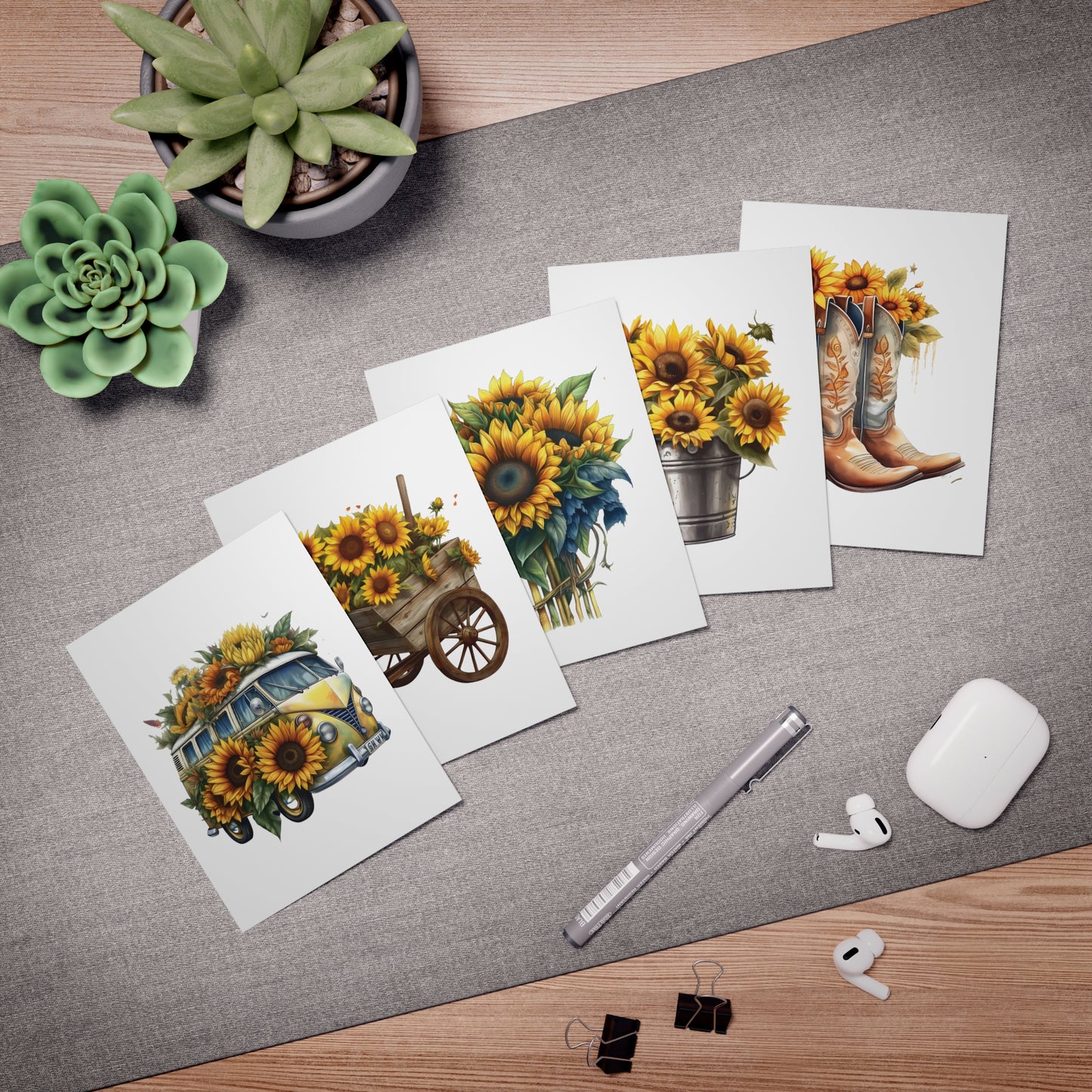 Multi-Design Greeting Cards (5-Pack)