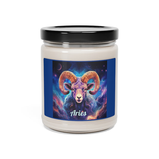 Astrology Aries Custom Scented Soy Candle, 9oz 3