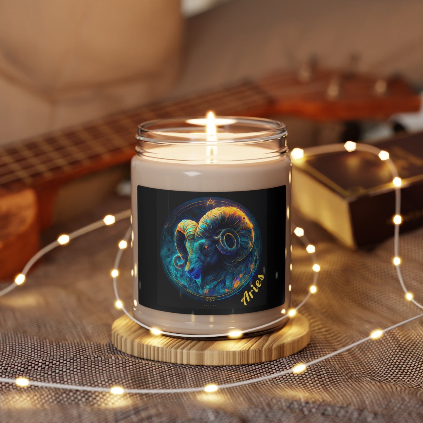 Astrology Aries Custom Scented Soy Candle, 9oz 2