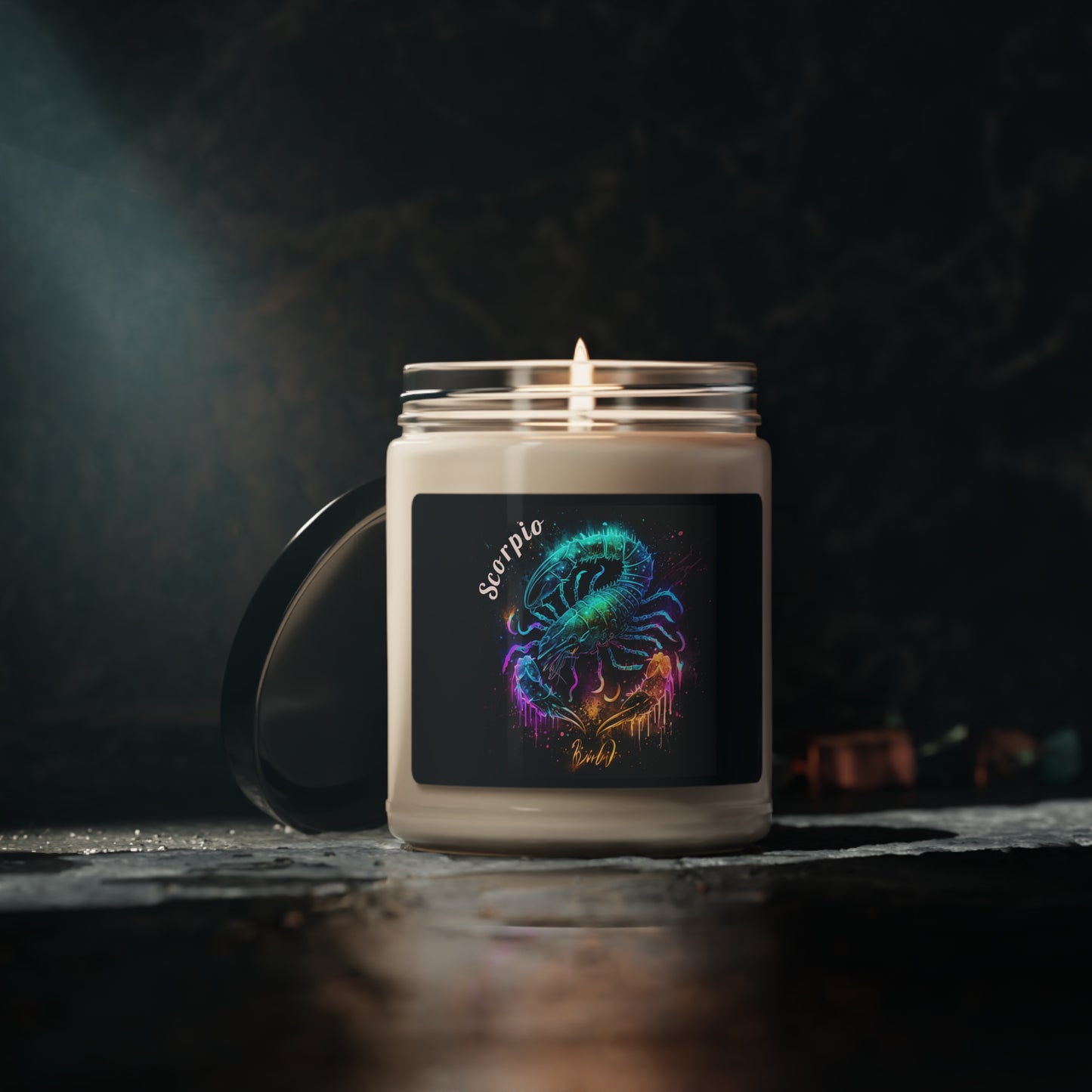 Astrology Scorpio Custom Scented Soy Candle, 9oz 1