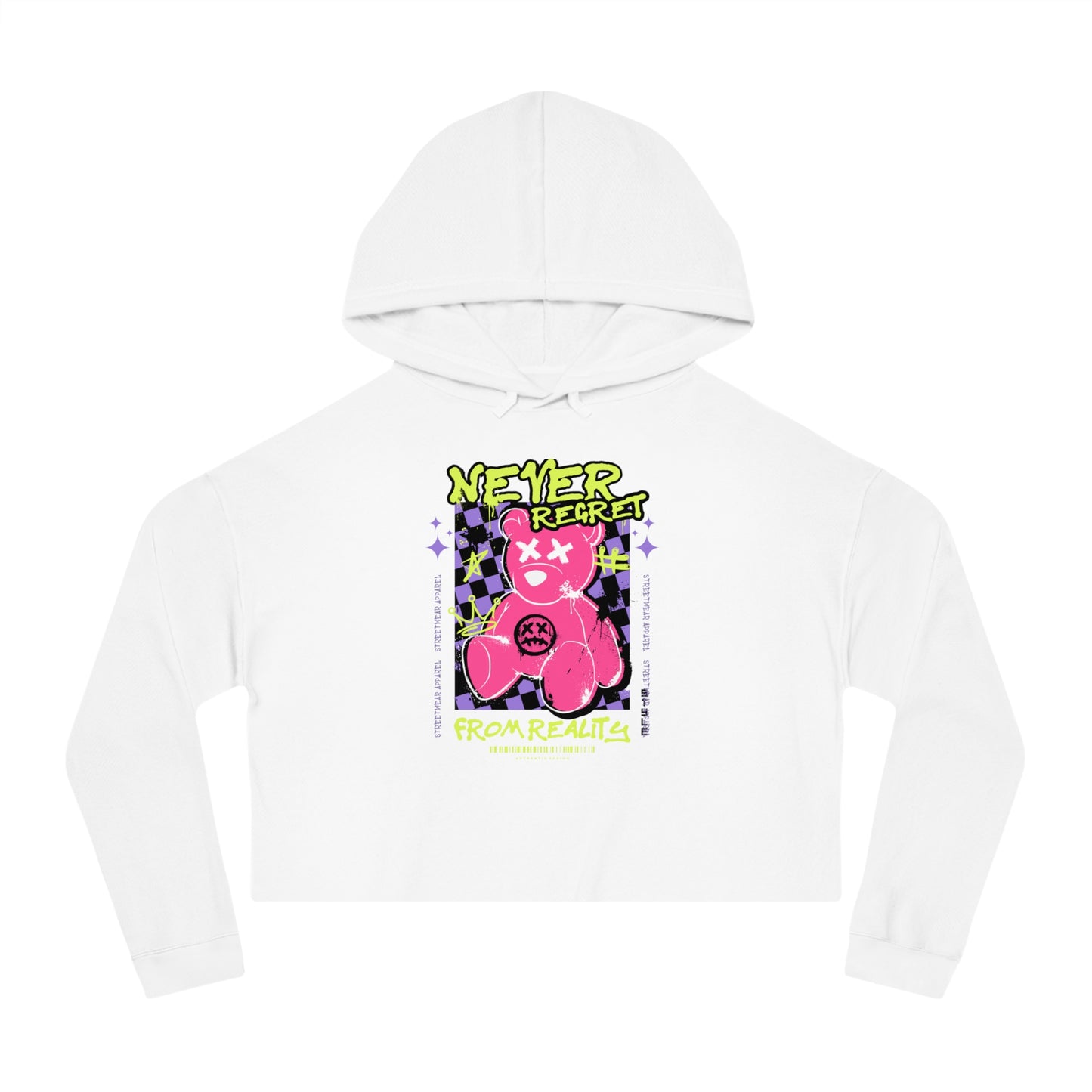 Womens Cropped Hooded Sweatshirt