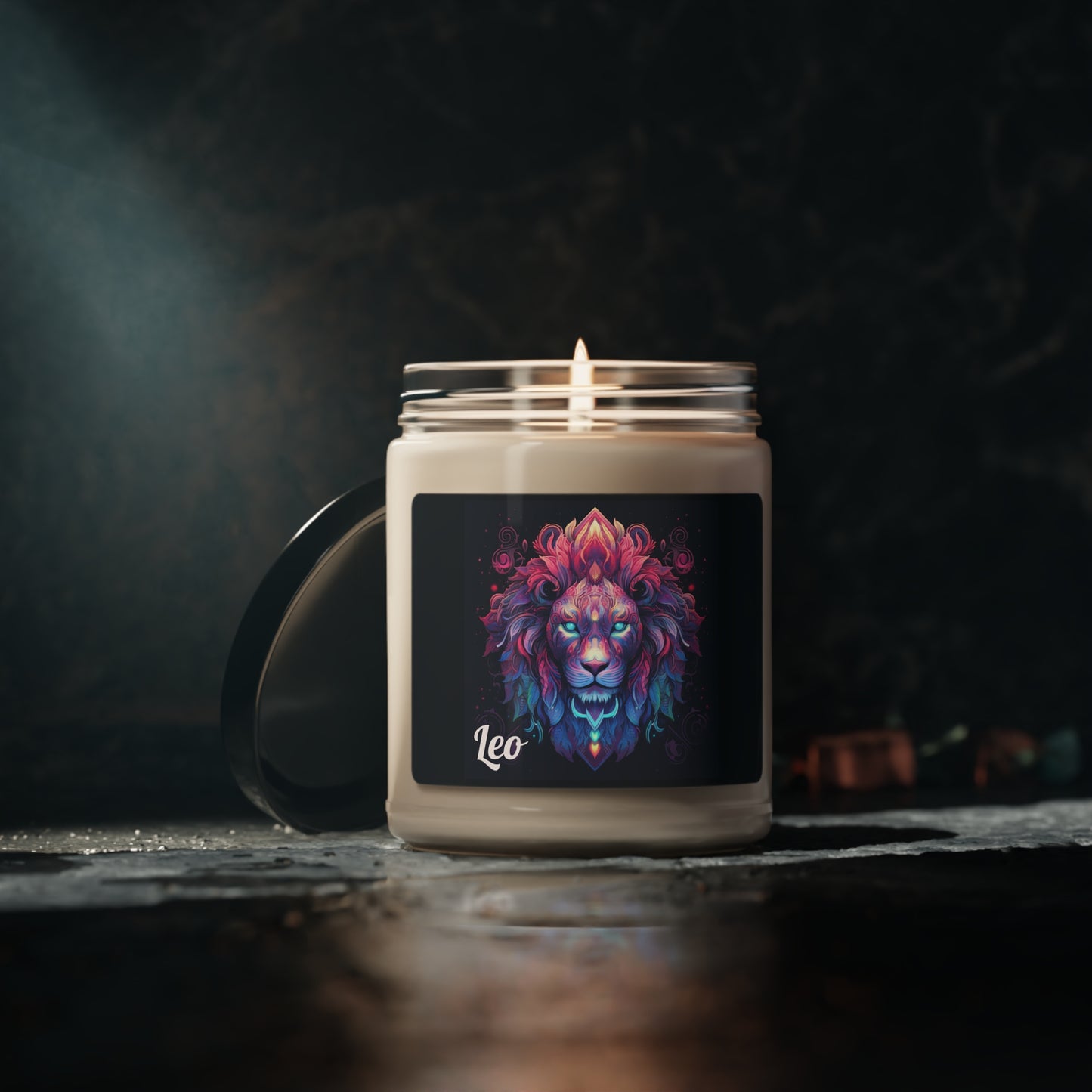 Astrology Leo Custom Scented Soy Candle, 9oz 3